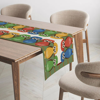 Owl Moss Table Runner