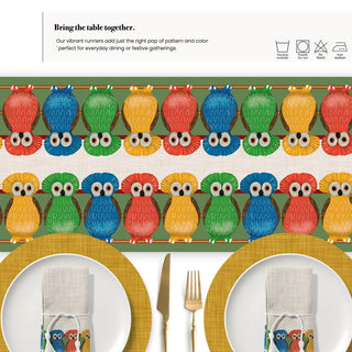 Owl Moss Table Runner
