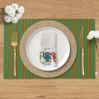 Owl Moss Reversible Placemat / Set 2