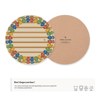 Owl Sand Charger Plate Cover