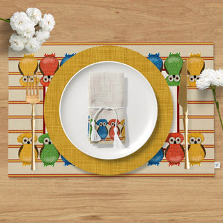 Owl Sand Reversible Placemat / Set 2