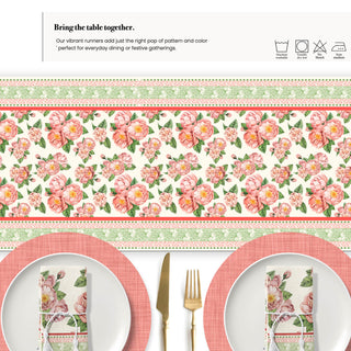 Carmelia Garden Table Runner
