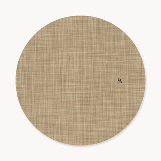 Wheat Linen Charger Plate Cover