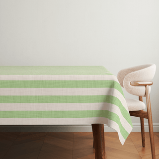 Minted Linen Stripes Tablecloth