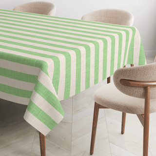 Minted Linen Stripes Tablecloth