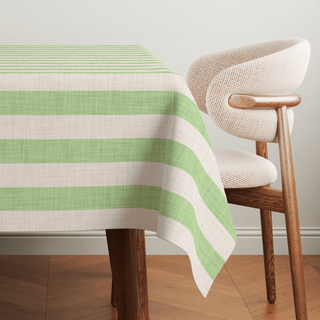 Minted Linen Stripes Tablecloth