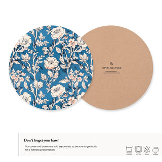 Wild Indigo Charger Plate Cover