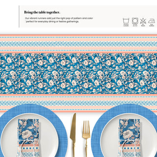 Wild Indigo Table Runner