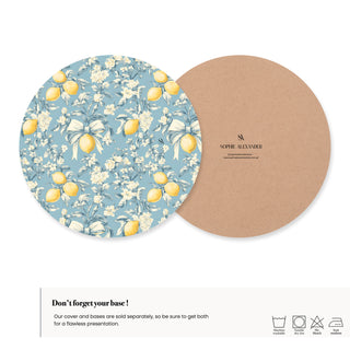 Provence Citrus Charger Plate Cover