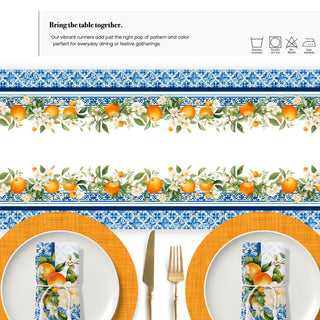 Ariancia di Maiolica Table Runner