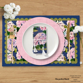 Hydrangea Haven Reversible Placemat / Set 2