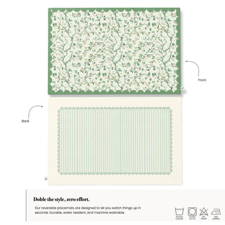 Whispers of Spring Reversible Placemat / Set 2