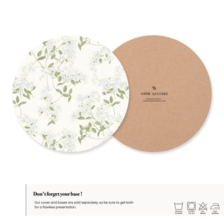 Soft Botanica Charger Plate Cover
