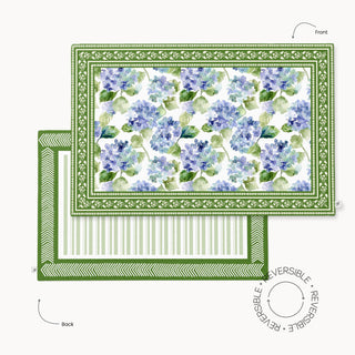 Hydrangea Haze Reversible Placemat / Set 2