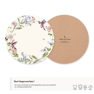 Secret Garden Charger Plate Cover