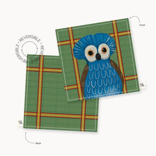 Owl Moss Coaster / Set 4