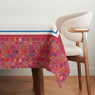 Atitlán Cotton Linen Tablecloth