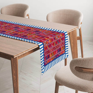 Atitlán Indigo Bay Table Runner