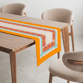 Worry Doll Gold Sienna Linen Table Runner