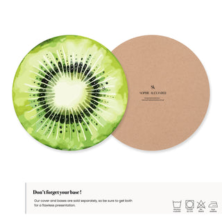 Kiwi Slice Charger Plate Cover