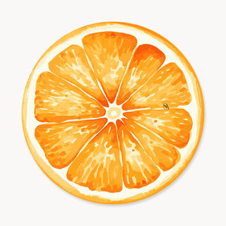 Orange Slice Charger Plate Cover