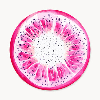 Dragonfruit Slice Charger Plate Cover