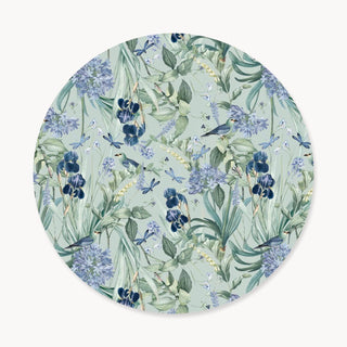 Mint Blossom Charger Plate Cover