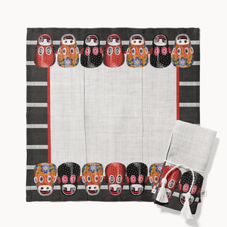 Black Monkey Mask Napkin