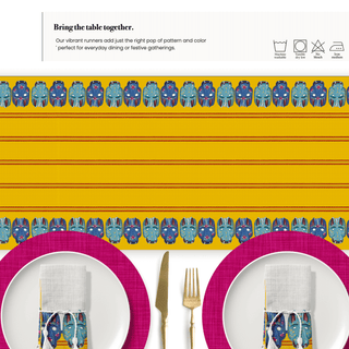 Tiger Mask Table Runner