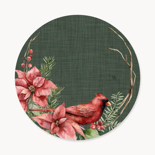 Cardinal Charm Charger Plate Cover