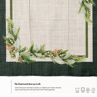 Evergreen Garland Grace Napkin