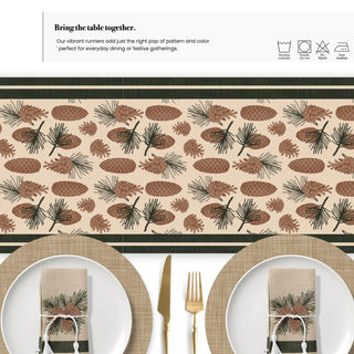 Pinewood Charm Table Runner
