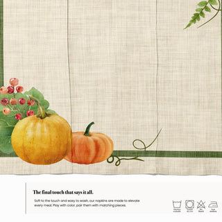 Pumpkin Harvest Napkin